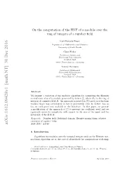 On the Computation of the HNF of a Module Over the Ring of Integers of A