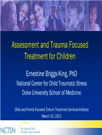 Spreading Evidence Based Practices for Treatment of Abused Children