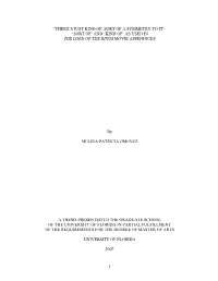 University of Florida Thesis Or Dissertation Formatting