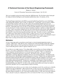 A Technical Overview of the Neural Engineering Framework Terrence C