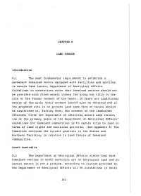 CHAPTER 9 LAND TENURE Introduction 9.1 the Most