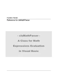 Clsmathparser