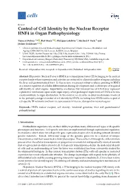 Control of Cell Identity by the Nuclear Receptor HNF4 in Organ Pathophysiology