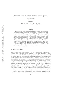 Injective Hulls of Certain Discrete Metric Spaces and Groups