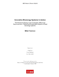 Innovative Bioenergy Systems in Action