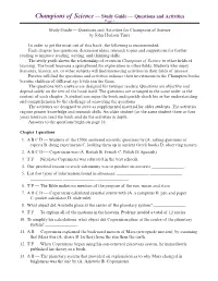 Study Guide — Questions and Activities Page 1