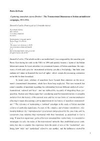 1 Pietro Di Paola 'Capturing Anarchists Across Borders': The