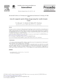 Aircraft Composite Spoiler Fitting Design Using the Variable Density Model