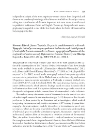 Independent Analysis of the Most Important Written Sources from The