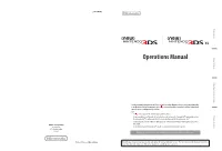 Operations Manual Using Software Adjusting System Settings
