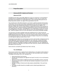 Project Description Advanced LIGO: Context and Overview