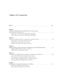 Table of Contents