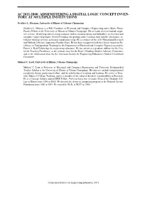 Administering a Digital Logic Concept Inventory at Multiple Institutions