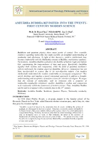 Amitābha Buddha Revisited: Into the Twenty- First Century Modern Science