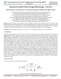 Automated Guided Vehicle Design Methodology - a Review