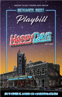SUMMER 2021 Playbill
