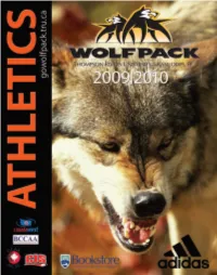 Wolfpack Athletic Program 2009