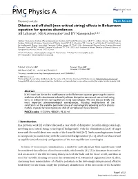 Dilaton and Off-Shell (Non-Critical String) Effects in Boltzmann Equation for Species Abundances AB Lahanas1, NE Mavromatos2 and DV Nanopoulos3,4,5