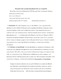 Myth of the Caucasian Sprachbund: the Case of Ergativity