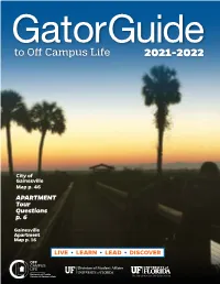 Gator Guide to Off Campus Life 2021-2022