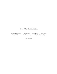 Open Babel Documentation