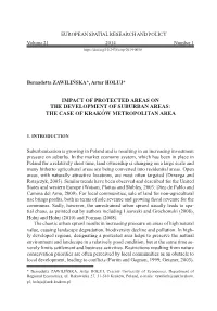 Impact of Protected Areas on the Development of Suburban Areas: the Case of Kraków Metropolitan Area