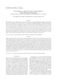The Evaluation of Spatial Variation of Water Quality in Sungai Setiu Basin