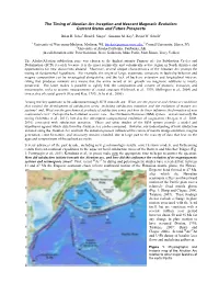 The Timing of Aleutian Arc Inception and Nascent Magmatic Evolution: Current Status and Future Prospects