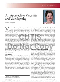 An Approach to Vasculitis and Vasculopathy
