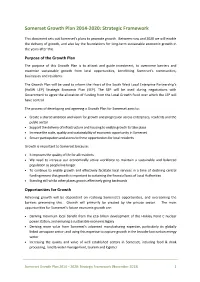 Somerset Growth Plan 2014-2020: Strategic Framework