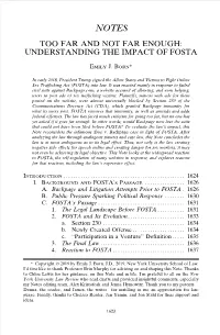 Understanding the Impact of Fosta
