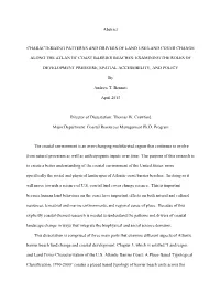 Abstract CHARACTERIZING PATTERNS and DRIVERS OF