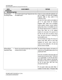 Issues and Response Report – June 2007