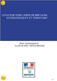 Le Pays De Vitré - Porte De Bretagne Environnement Et Territoire