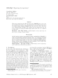 Mlbibtex: Reporting the Experience∗