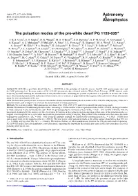The Pulsation Modes of the Pre-White Dwarf PG 1159-035