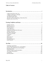Existing Conditions and Issues