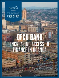 Increasing Access to Finance in Uganda Intro
