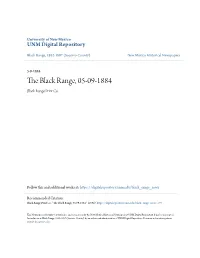 The Black Range, 05-09-1884