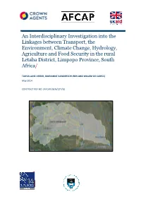 An Interdisciplinary Investigation Into the Linkages Between Transport