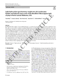 Light Hydrocarbon Geochemistry: Insight Into Oils/Condensates
