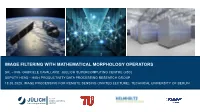 Mathematical Morphology Operators