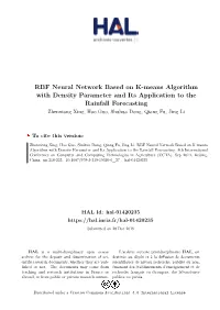 RBF Neural Network Based on K-Means Algorithm with Density