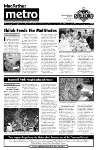 Shiloh Feeds the Multitudes N