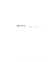 A Ppendix I : E Xisting C Onditions R Eport