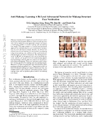 Anti-Makeup: Learning a Bi-Level Adversarial Network for Makeup
