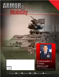 Commander's Corner