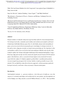 Deriving Disease Modules from the Compressed Transcriptional Space Embedded in a Deep Auto-Encoder