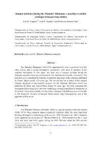 Sunspot Latitudes During the Maunder Minimum: a Machine-Readable Catalogue from Previous Studies