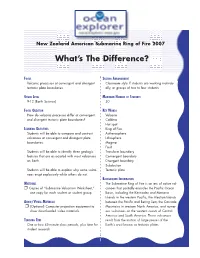 What's the Difference?